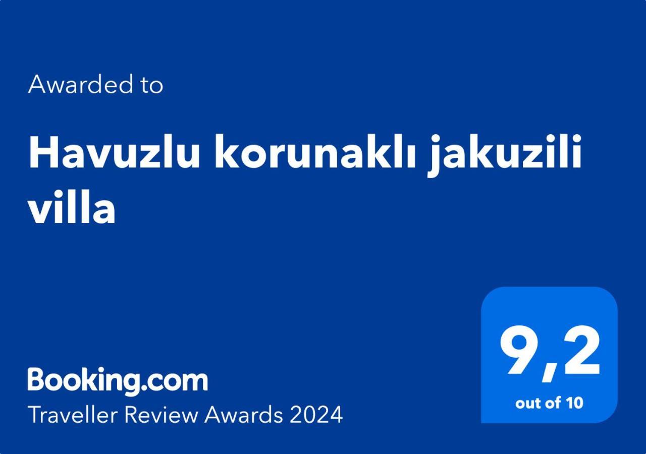 Havuzlu Korunakli Jakuzili Villa 费特希耶 外观 照片